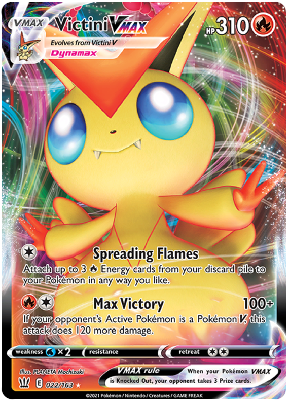 Victini VMAX (022/163) [Sword & Shield: Battle Styles] | GnG Games