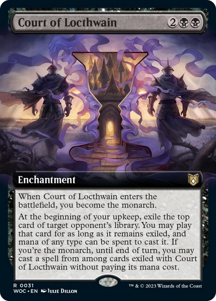 Court of Locthwain (Extended Art) [Wilds of Eldraine Commander] | GnG Games