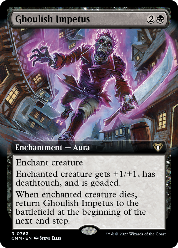 Ghoulish Impetus (Extended Art) [Commander Masters] | GnG Games