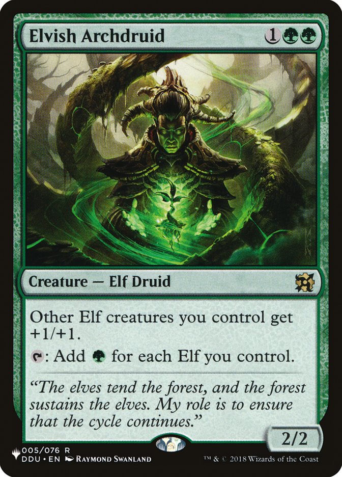 Elvish Archdruid [The List] | GnG Games