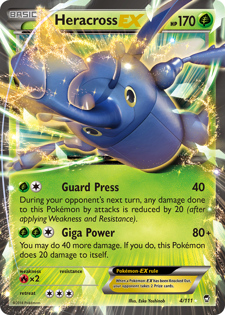 Heracross EX (4/111) [XY: Furious Fists] | GnG Games
