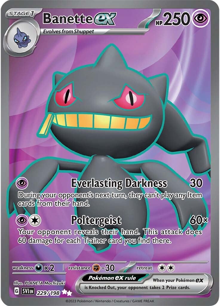 Banette ex (229/198) [Scarlet & Violet: Base Set] | GnG Games