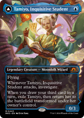 Tamiyo, Inquisitive Student // Tamiyo, Seasoned Scholar (Borderless) [Modern Horizons 3] | GnG Games