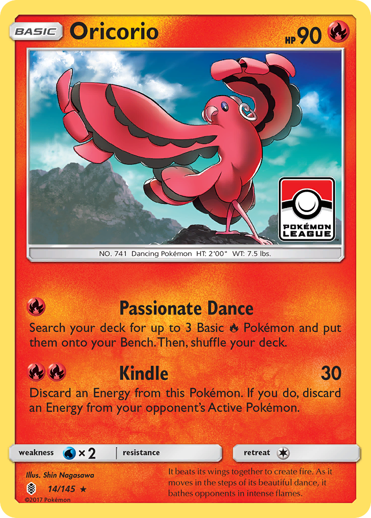 Oricorio (14/145) [Sun & Moon: Guardians Rising] | GnG Games
