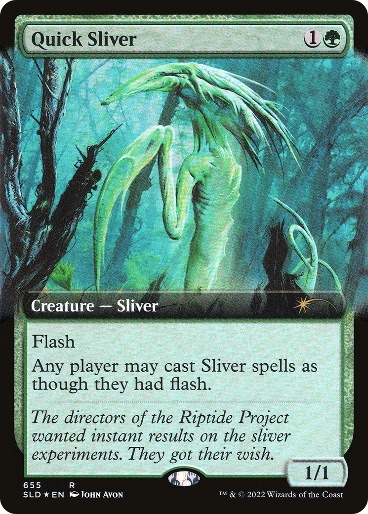 Quick Sliver (Extended Art) [Secret Lair Drop Promos] | GnG Games