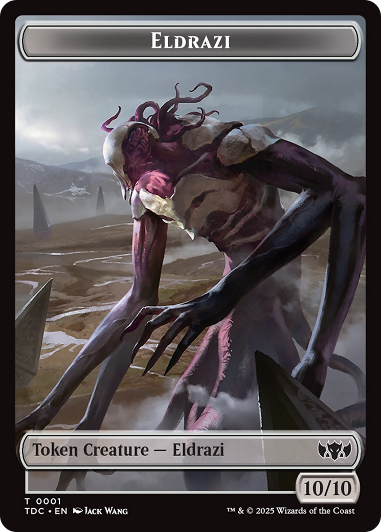 Eldrazi // Citizen Double-Sided Token [Tarkir: Dragonstorm Commander Tokens] | GnG Games
