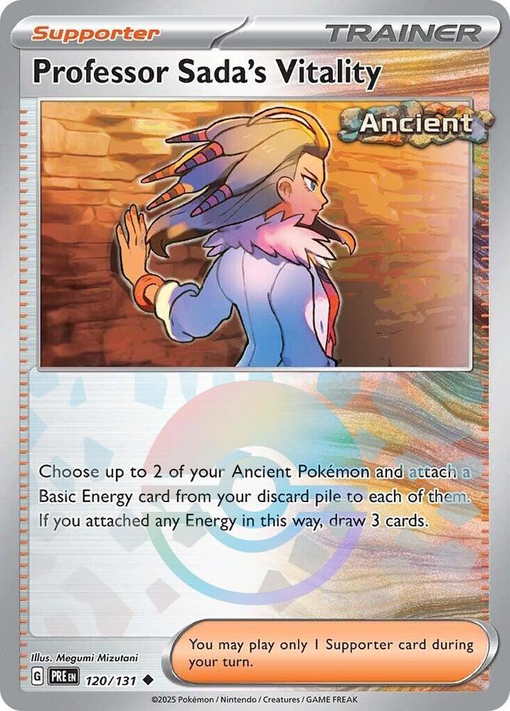 Professor Sada's Vitality (120/131) (Poke Ball Pattern) [Scarlet & Violet: Prismatic Evolutions] | GnG Games