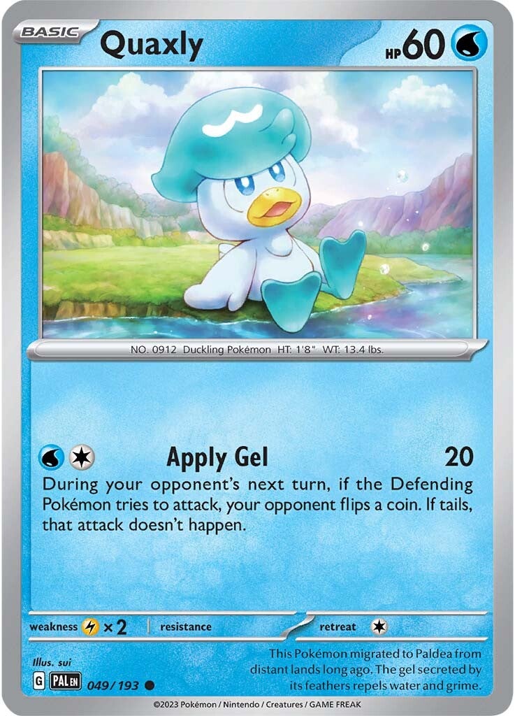Quaxly (049/193) [Scarlet & Violet: Paldea Evolved] | GnG Games