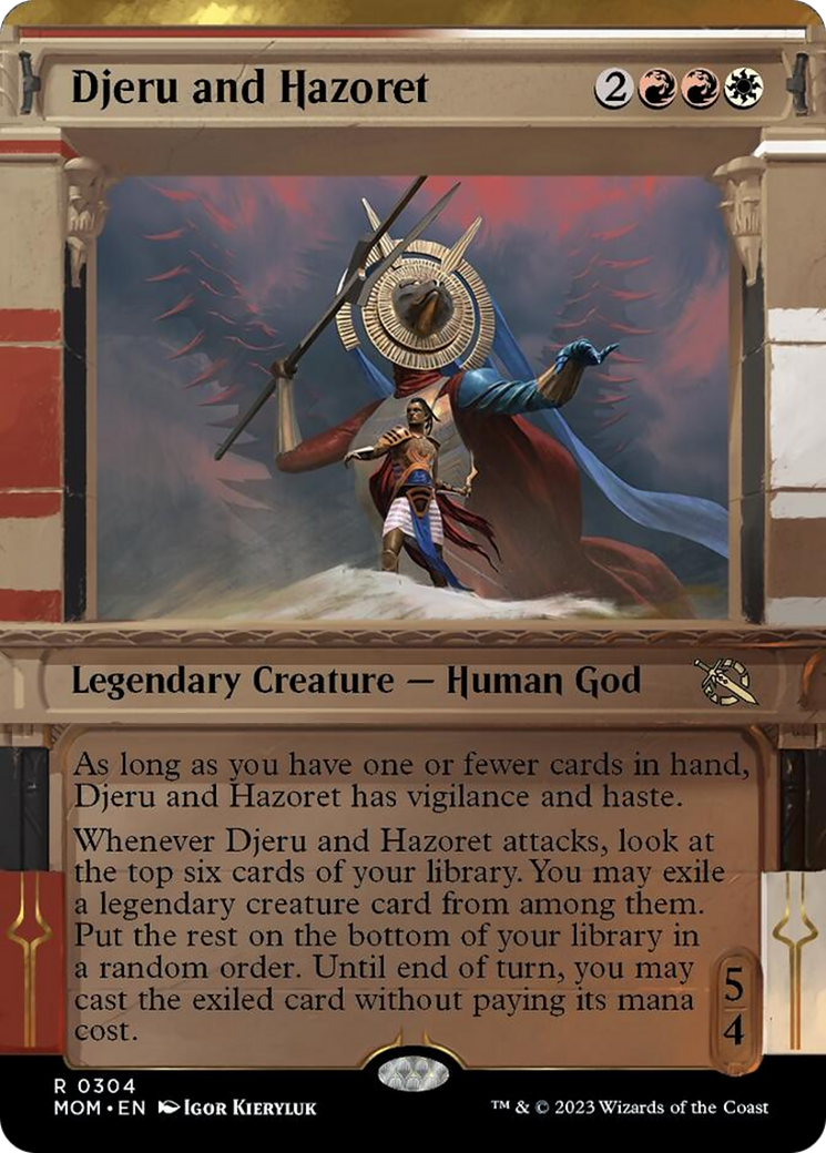 Djeru and Hazoret (Showcase Planar Booster Fun) [March of the Machine] | GnG Games