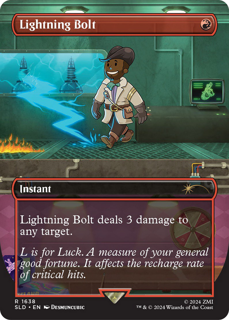 Lightning Bolt (1638) (Rainbow Foil) [Secret Lair Drop Series] | GnG Games