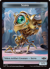 Servo // Warrior Double-Sided Token [Tarkir: Dragonstorm Commander Tokens] | GnG Games