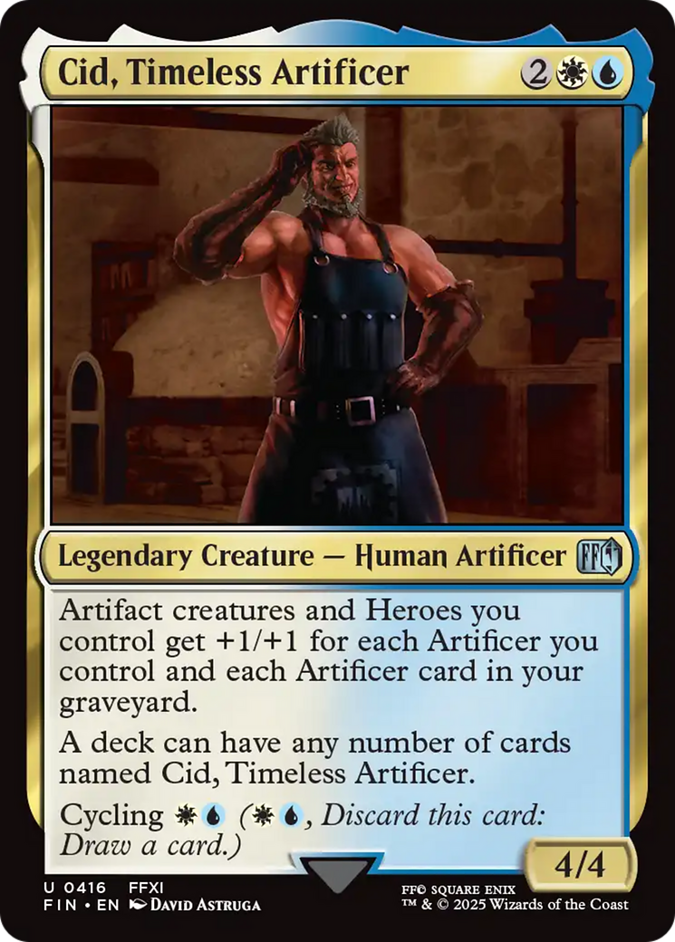 Cid, Timeless Artificer (0416) [FINAL FANTASY] | GnG Games