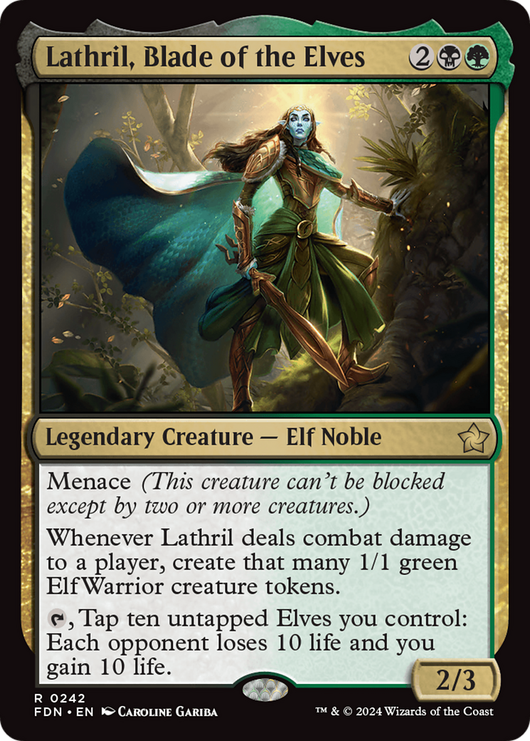 Lathril, Blade of the Elves [Foundations] | GnG Games