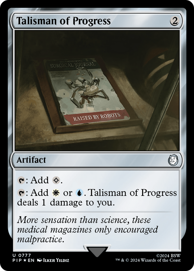 Talisman of Progress (Surge Foil) [Fallout] | GnG Games