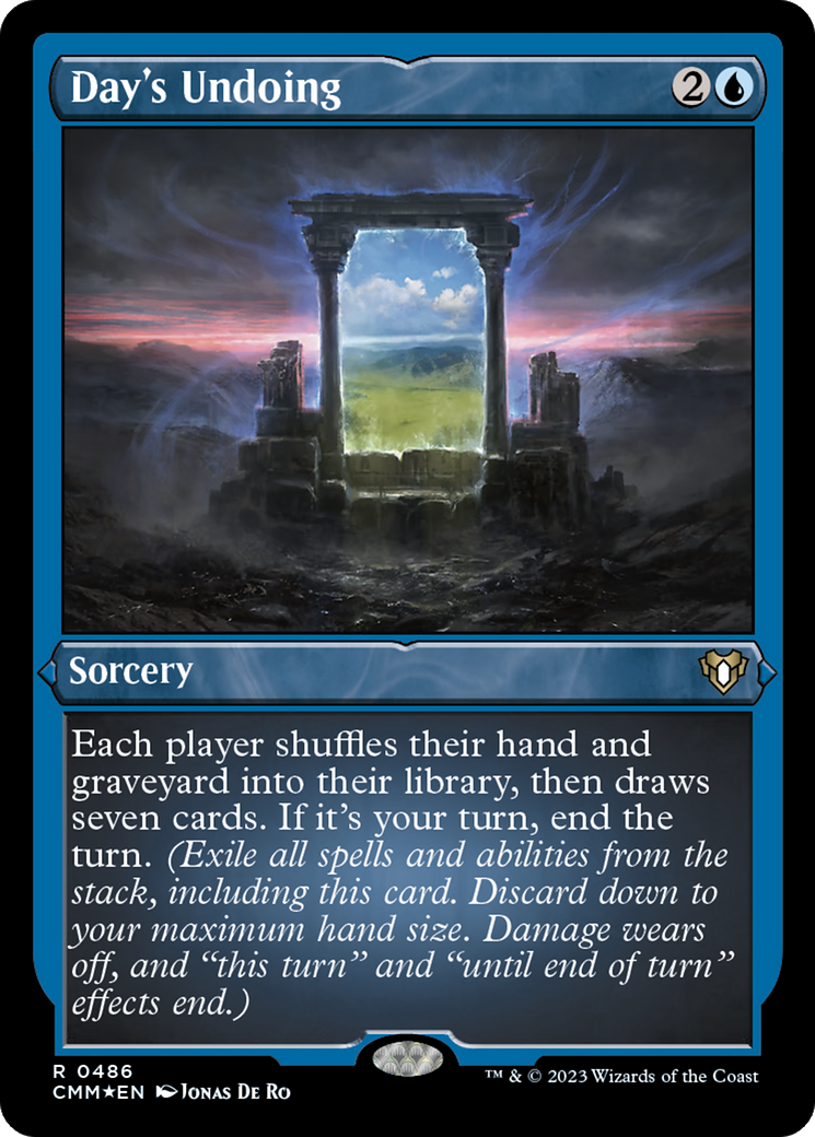 Day's Undoing (Foil Etched) [Commander Masters] | GnG Games
