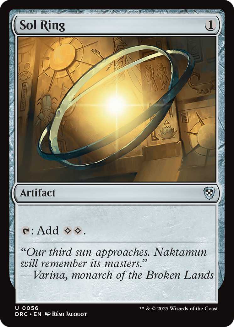 Sol Ring (0056) [Aetherdrift Commander] | GnG Games