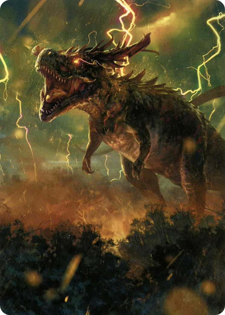 Thrasta, Tempest's Roar Art Card (42) [Modern Horizons 2 Art Series] | GnG Games