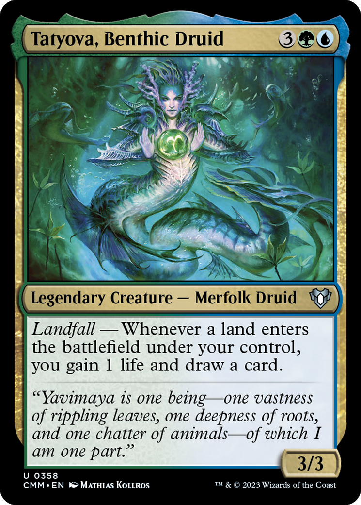 Tatyova, Benthic Druid [Commander Masters] | GnG Games