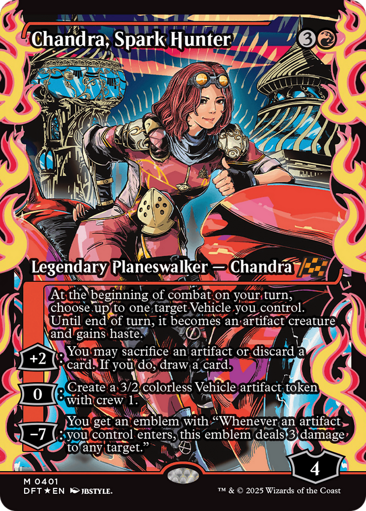 Chandra, Spark Hunter (Showcase) [Aetherdrift] | GnG Games