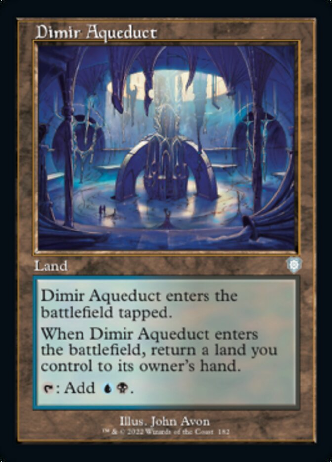 Dimir Aqueduct (Retro) [The Brothers' War Commander] | GnG Games