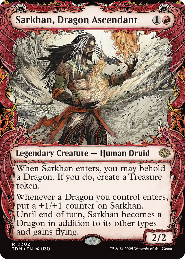 Sarkhan, Dragon Ascendant (0302) (Showcase) [Tarkir: Dragonstorm] | GnG Games