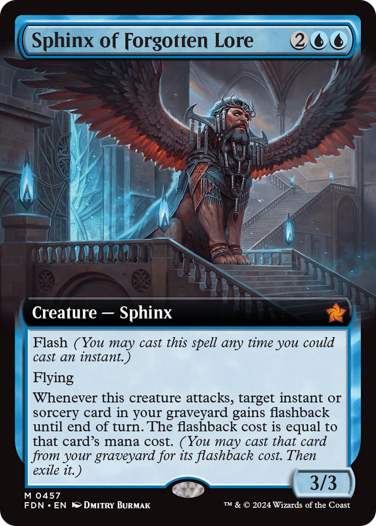 Sphinx of Forgotten Lore (Extended Art) [Foundations] | GnG Games