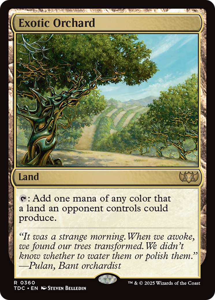 Exotic Orchard [Tarkir: Dragonstorm Commander] | GnG Games