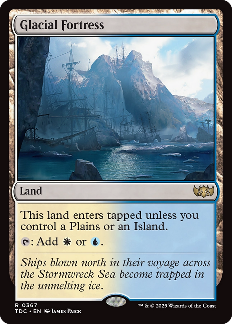 Glacial Fortress [Tarkir: Dragonstorm Commander] | GnG Games