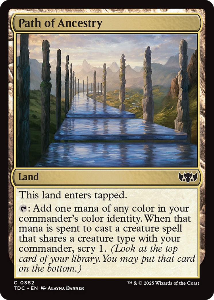Path of Ancestry [Tarkir: Dragonstorm Commander] | GnG Games