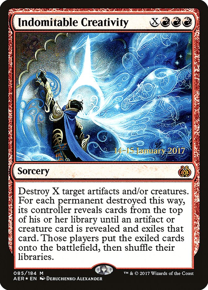 Indomitable Creativity [Aether Revolt Prerelease Promos] | GnG Games