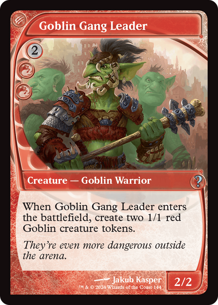 Goblin Gang Leader (Future Sight) [Mystery Booster 2] | GnG Games