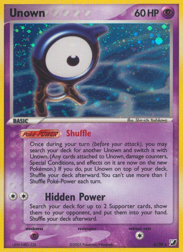 Unown (A/28) [EX: Unseen Forces] | GnG Games