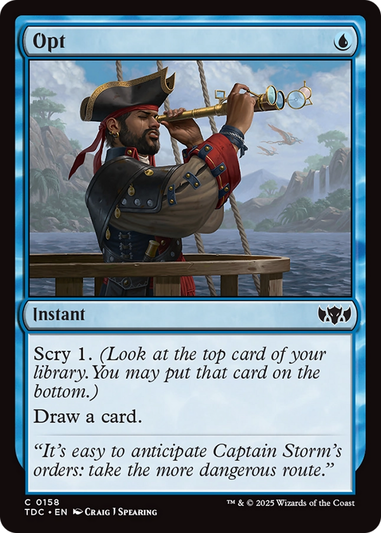 Opt [Tarkir: Dragonstorm Commander] | GnG Games
