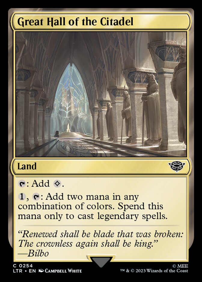Great Hall of the Citadel [The Lord of the Rings: Tales of Middle-Earth] | GnG Games