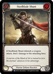 Steelblade Shunt (Blue) [U-WTR128] (Welcome to Rathe Unlimited)  Unlimited Normal | GnG Games