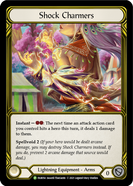 Shock Charmers (Golden) [FAB054] (Promo)  Cold Foil | GnG Games