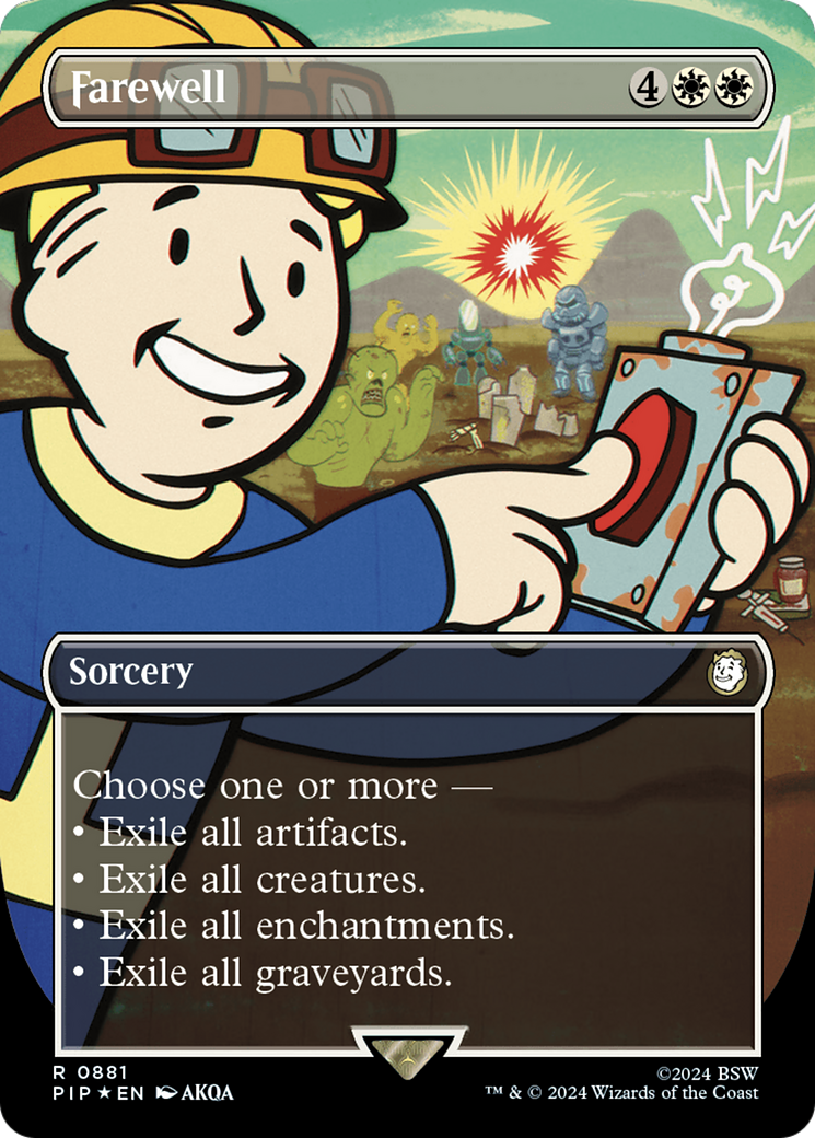 Farewell (Borderless) (Surge Foil) [Fallout] | GnG Games