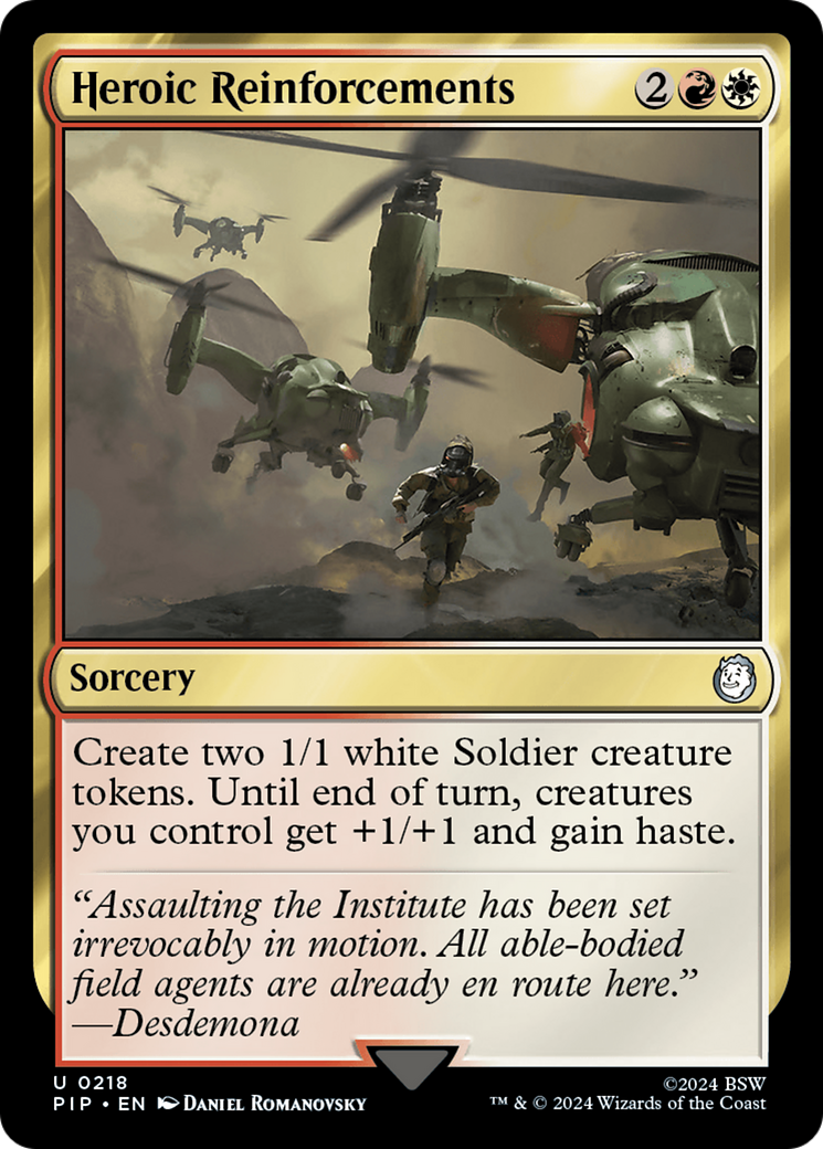 Heroic Reinforcements [Fallout] | GnG Games