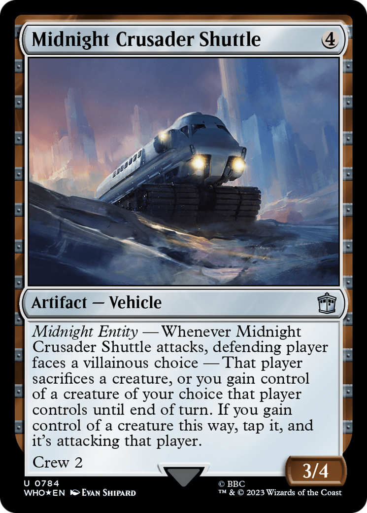 Midnight Crusader Shuttle (Surge Foil) [Doctor Who] | GnG Games