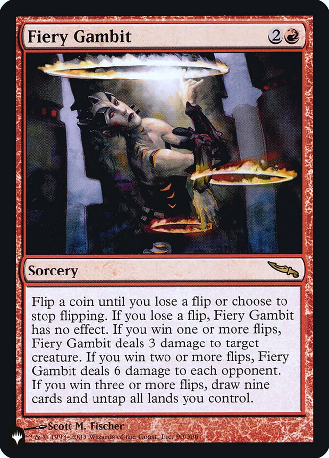 Fiery Gambit [Secret Lair: Heads I Win, Tails You Lose] | GnG Games