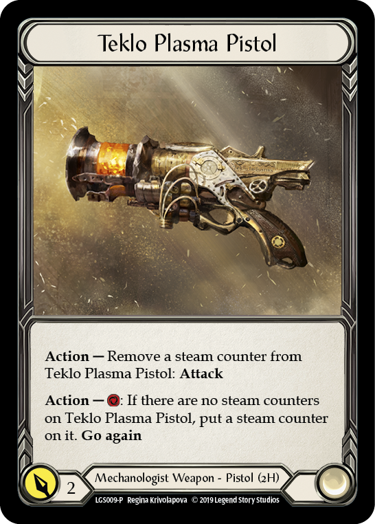 Teklo Plasma Pistol [LGS009-P] (Promo)  1st Edition Cold Foil | GnG Games