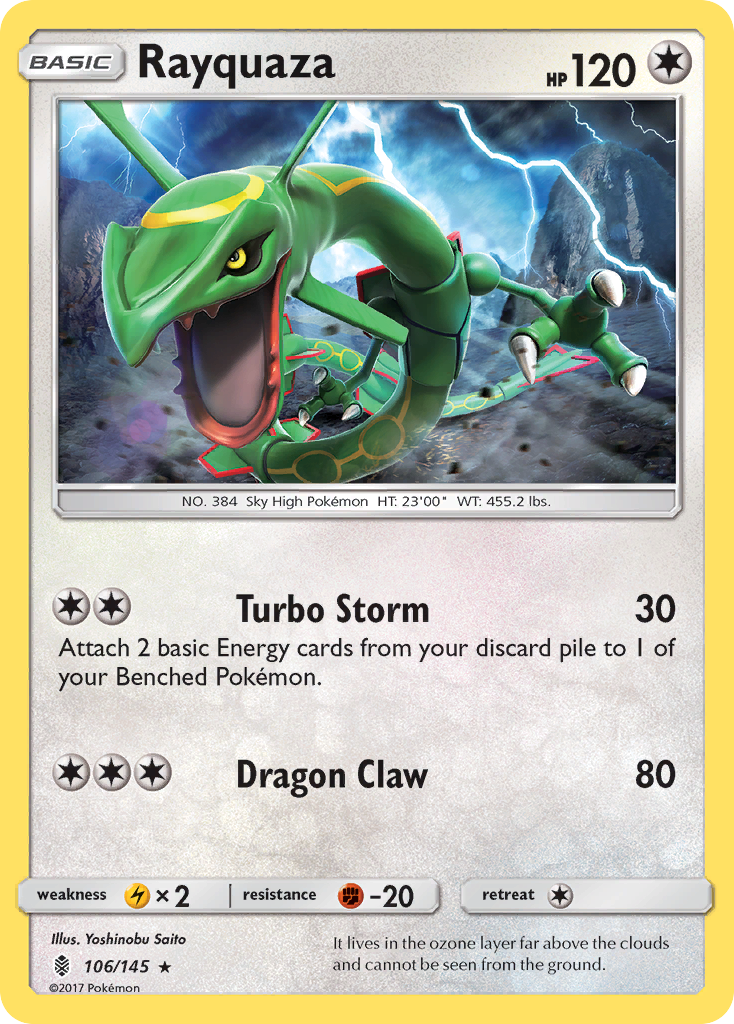 Rayquaza (106/145) [Sun & Moon: Guardians Rising] | GnG Games