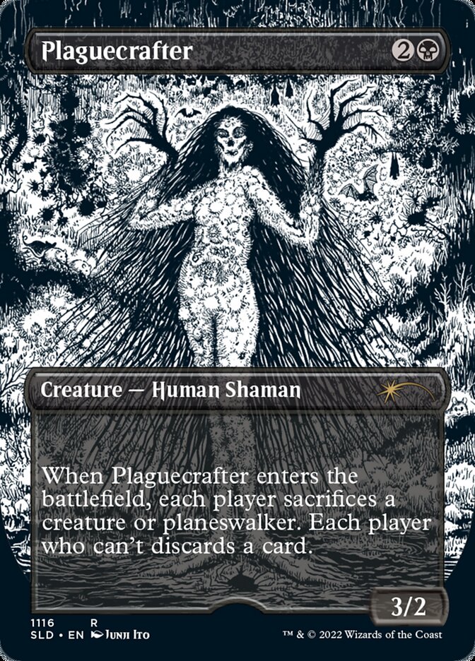 Plaguecrafter (Borderless Etched Foil) [Secret Lair Drop Series] | GnG Games