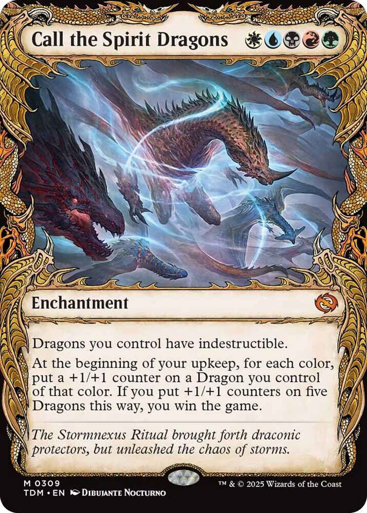 Call the Spirit Dragons (Showcase) [Tarkir: Dragonstorm] | GnG Games