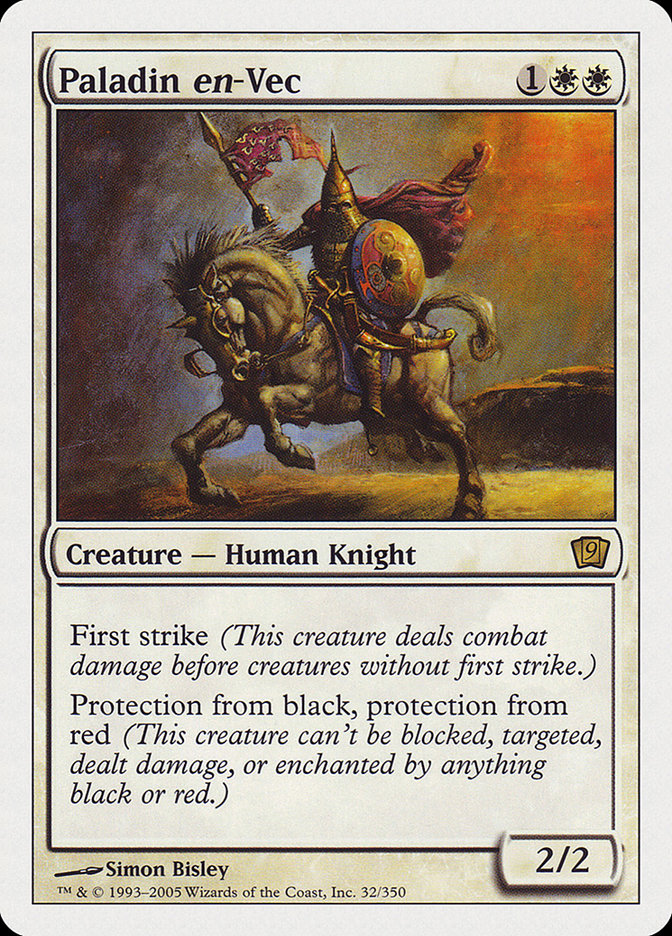 Paladin en-Vec (9th Edition) [Oversize Cards] | GnG Games