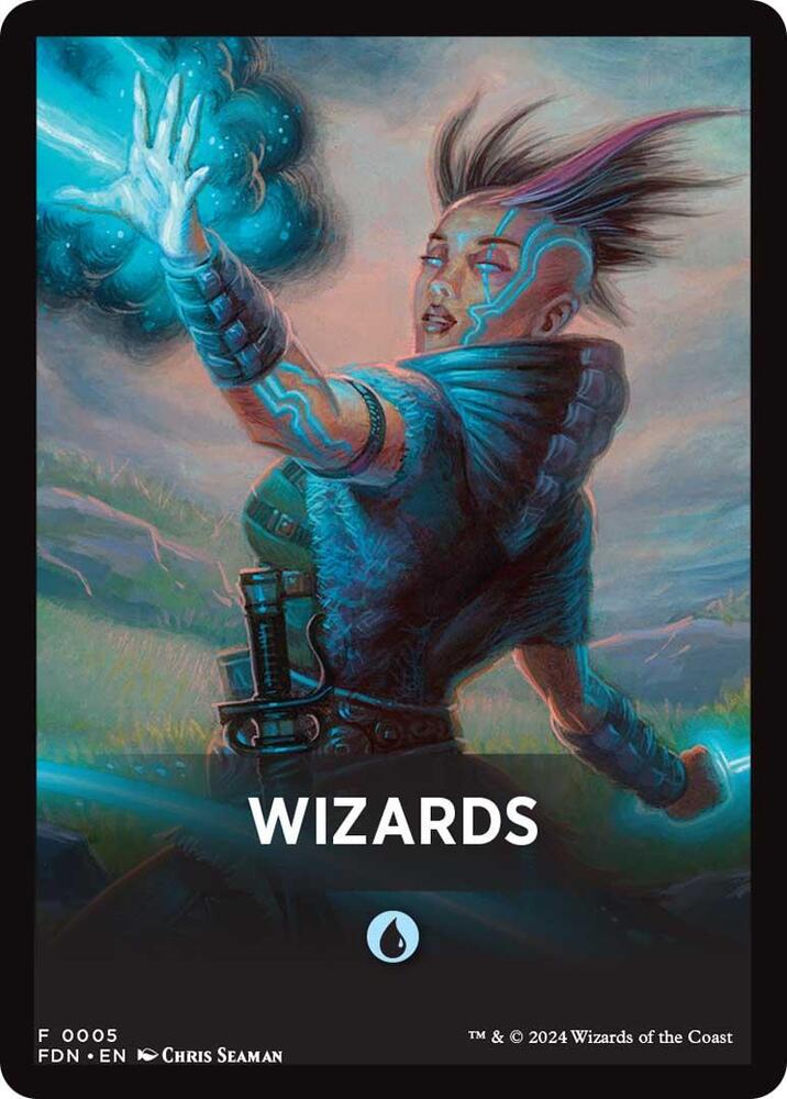 Wizards Theme Card [Foundations Tokens] | GnG Games