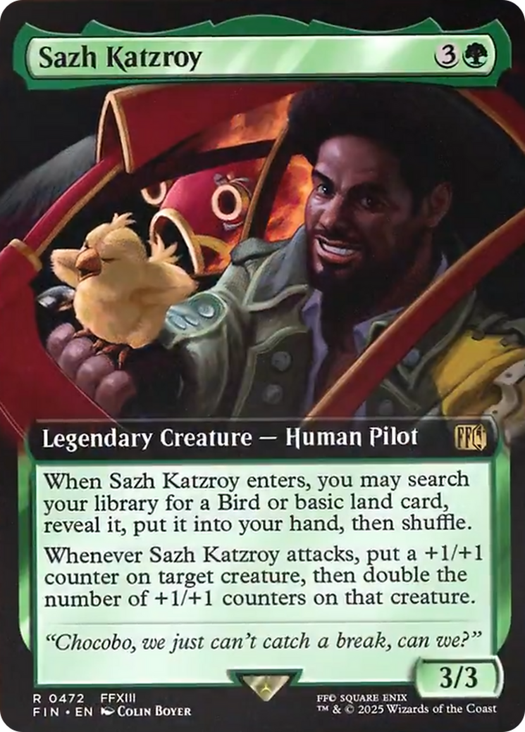 Sazh Katzroy (Extended Art) [FINAL FANTASY] | GnG Games