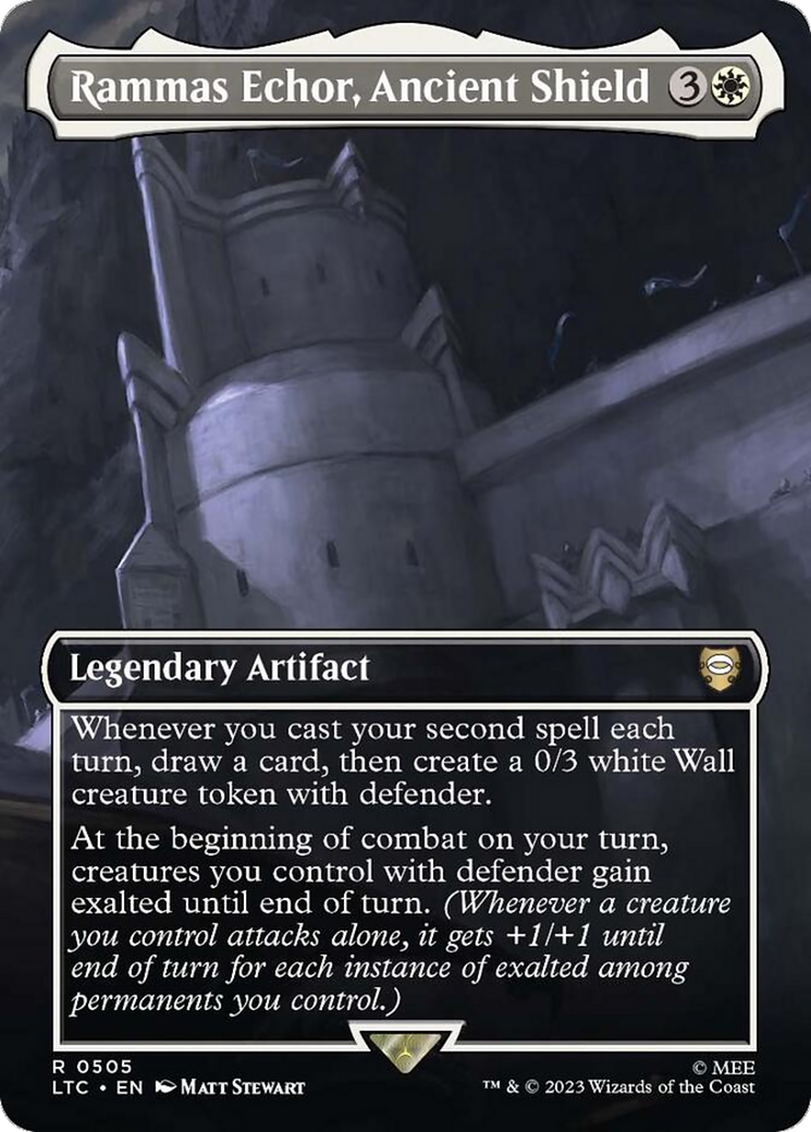Rammas Echor, Ancient Shield (Borderless) [The Lord of the Rings: Tales of Middle-Earth Commander] | GnG Games