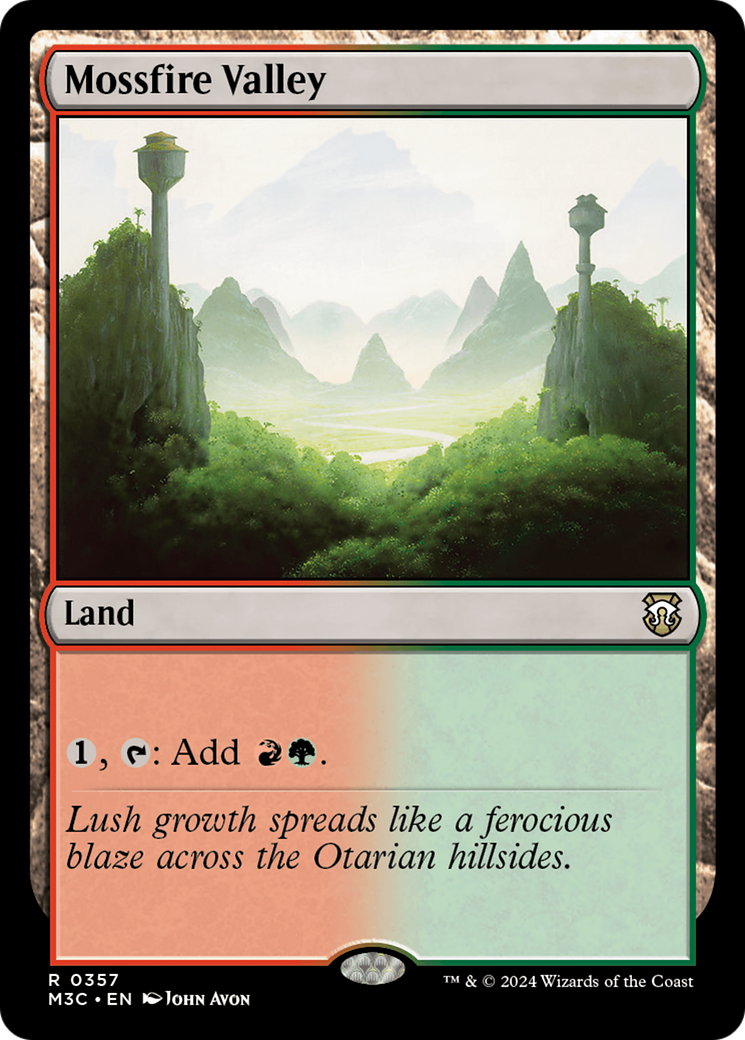 Mossfire Valley (Ripple Foil) [Modern Horizons 3 Commander] | GnG Games