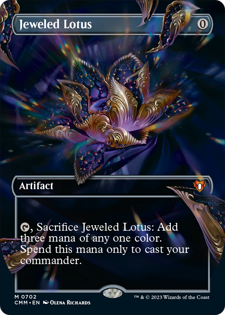 Jeweled Lotus (Borderless Frame Break) [Commander Masters] | GnG Games